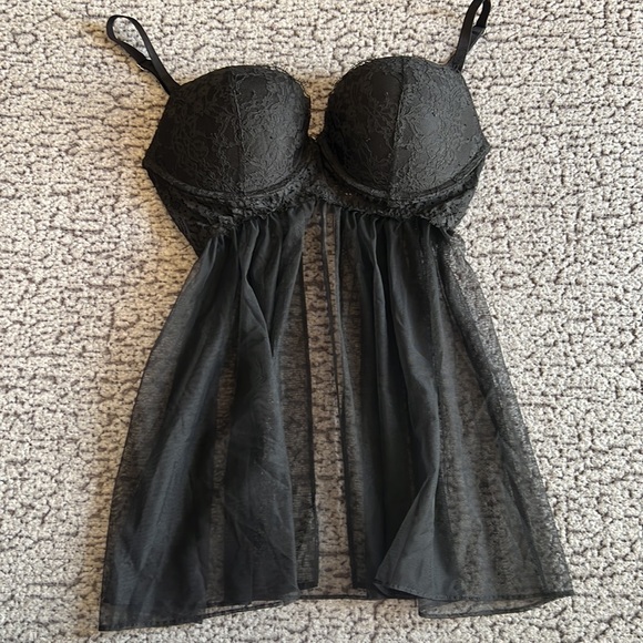 Victoria Secret Black Lingerie Bra- 36D - Picture 11 of 11